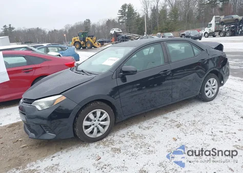 2015 Toyota Corolla Le z USA, uszkodzony, nr VIN 2T1BURHE0FC277912